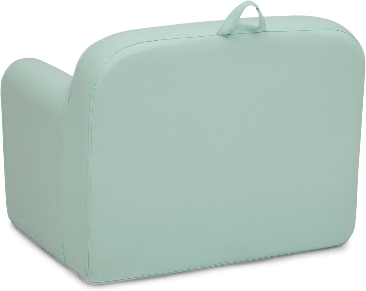 Silla Cozee personalizada, salvia. Delta Children