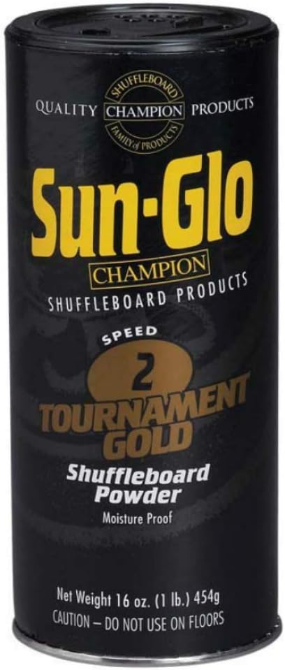 Polvo de Shuffleboard Sun Glo - Velocidad 2 - Tournament Gold