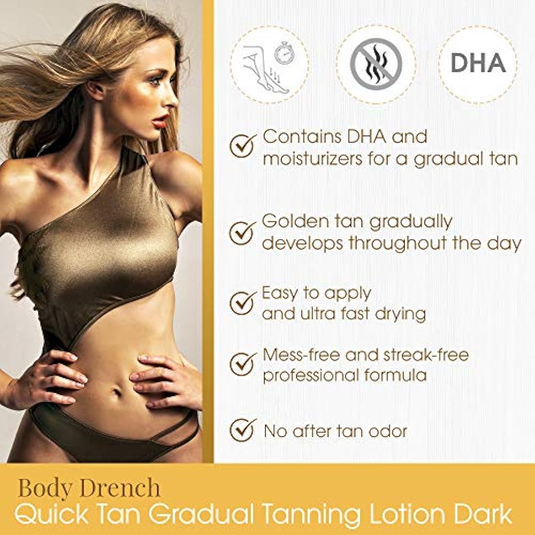 Loción de bronceado gradual, 8 onzas,