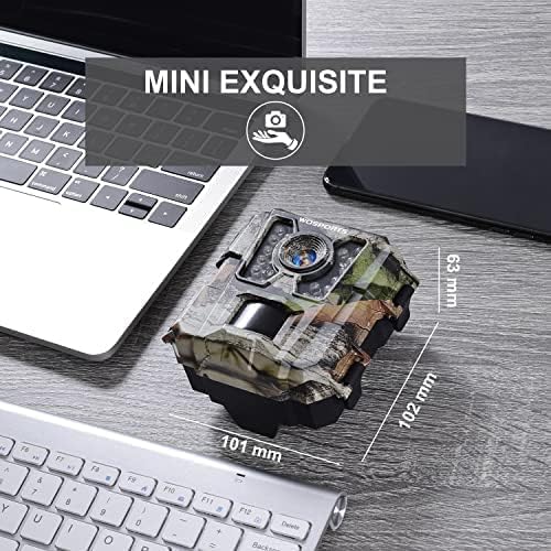 Cámara de Caza WOSPORTS 24MP 1080P HD, Visión Nocturna, 2 Pack