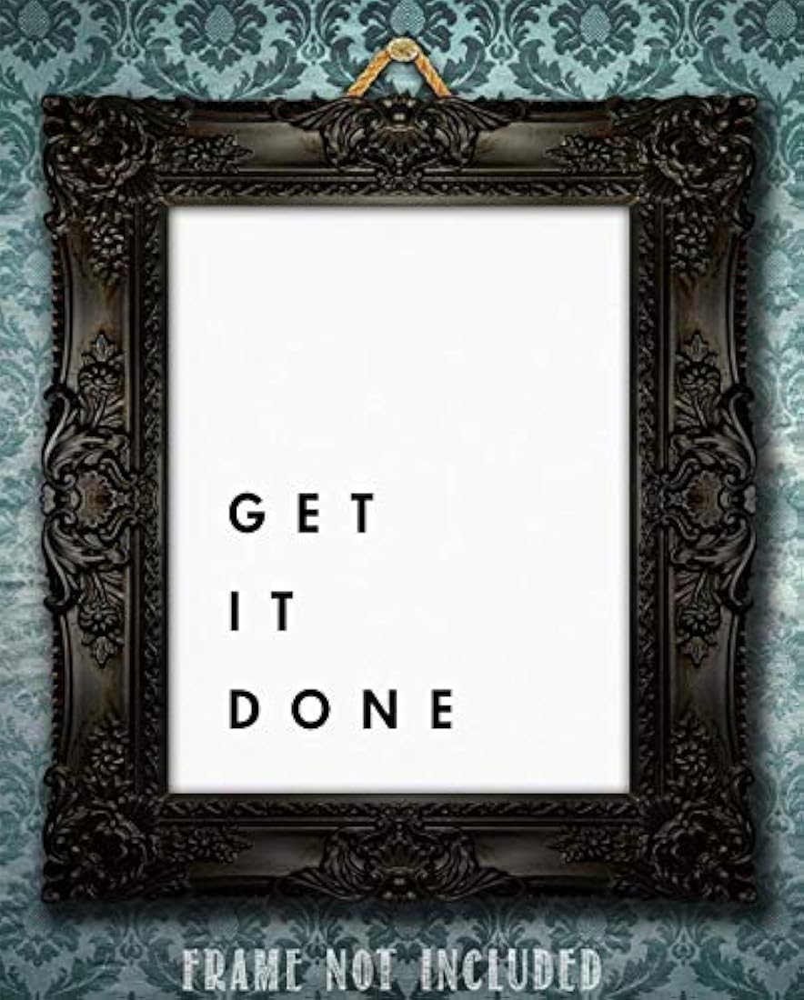 Hágalo - Impresión de arte de tipografía sin marco 11x14