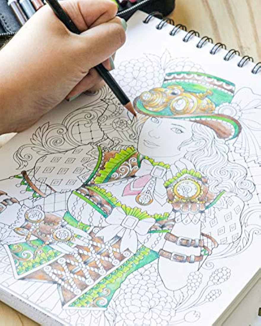 ColorIt - Libro para colorear para adultos, 50 diseños