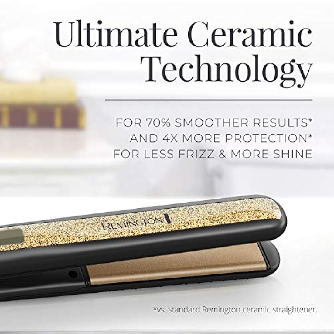 Remington Plancha plana de 1 con placas de ceramica