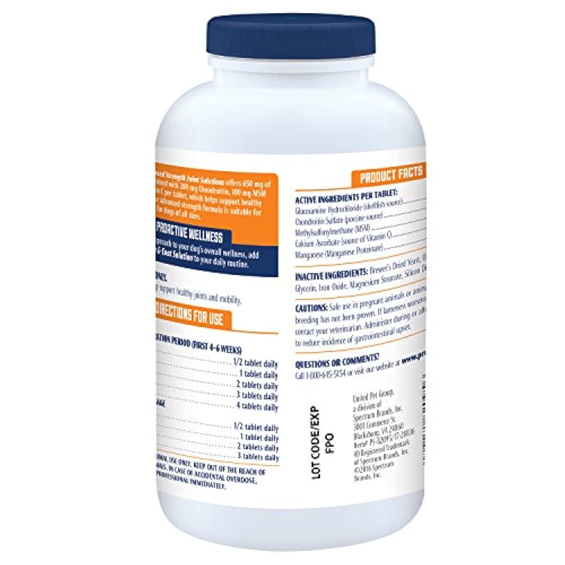 Glucosamina para Perros, Avanzada Cadera y Articula