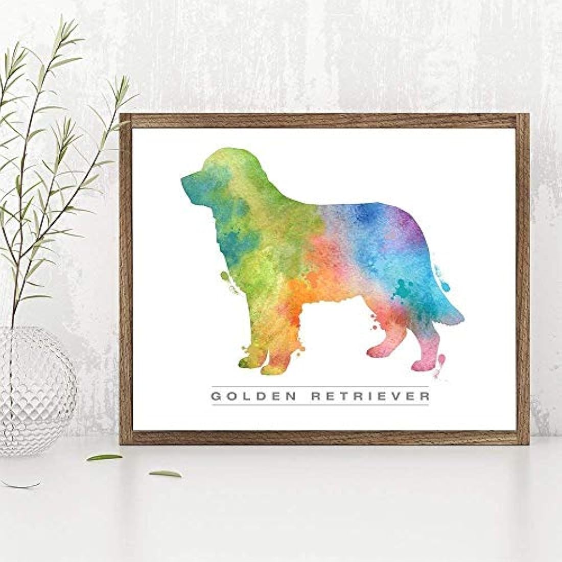 Lámina sin marco 11x14 de perro