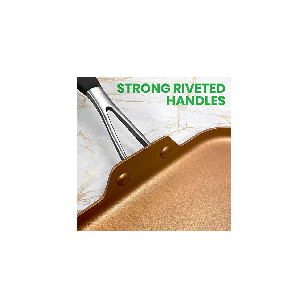 Sartén antiadherente De Cobre NUTRICHEF NCSQPA