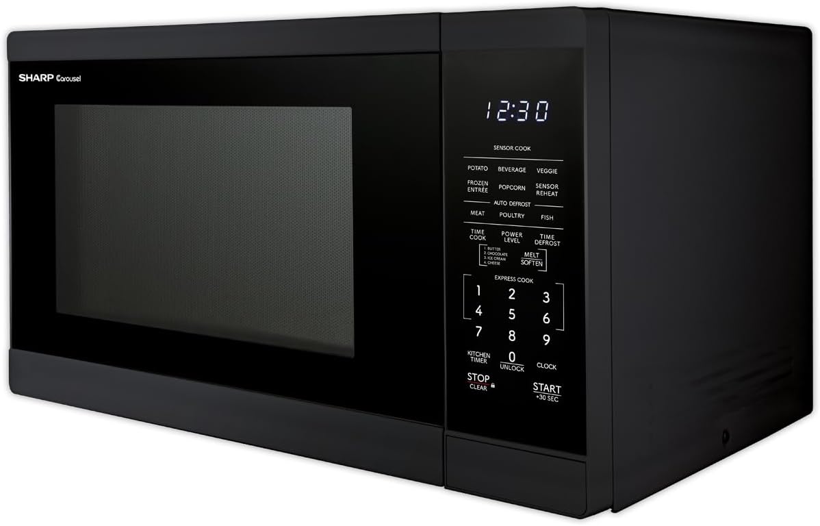 Horno Microondas Sharp SMC1461KB, 1.4 CuFt, 1100W, 12.4