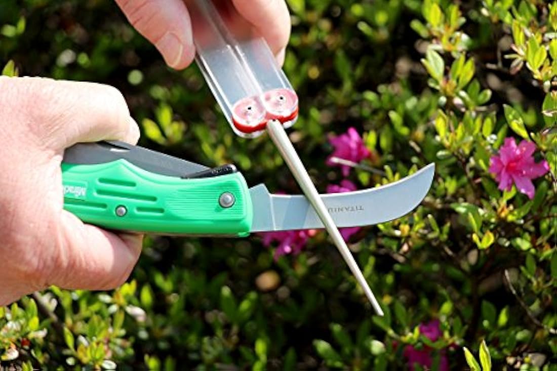 DMT FSKC Afilador de cuchillos, aserrado, bifaz.