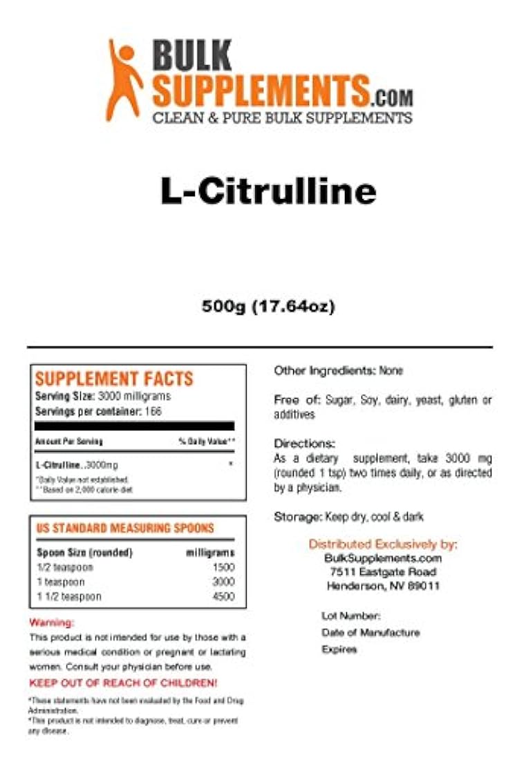 Citrulina pura en polvo