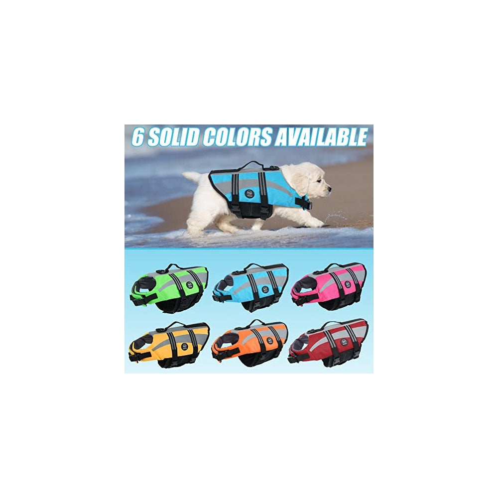 Chalecos salvavidas para perros ajustables azul XS