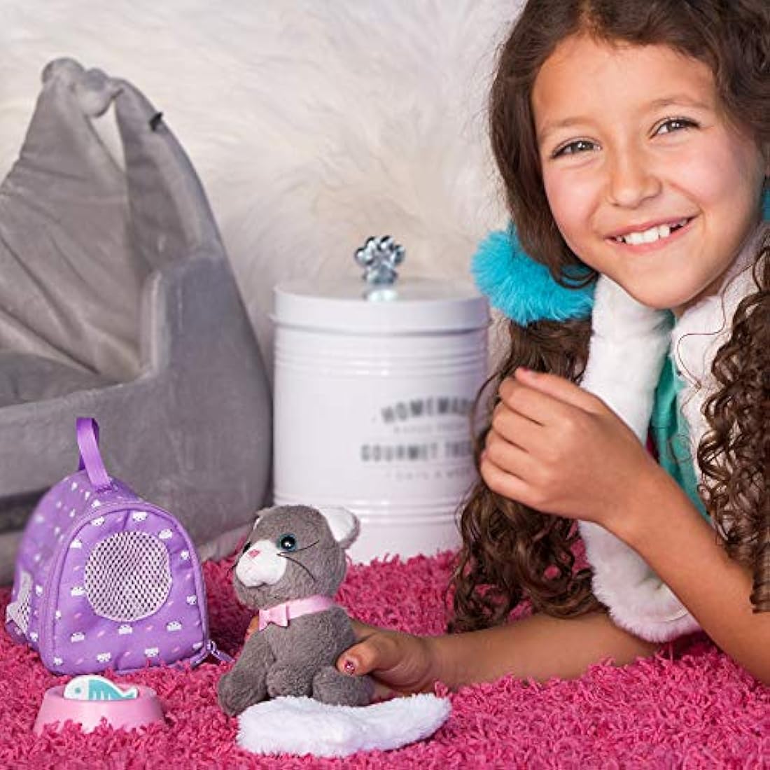 Adora Amazing Pets, Misty la gatita gris, 18