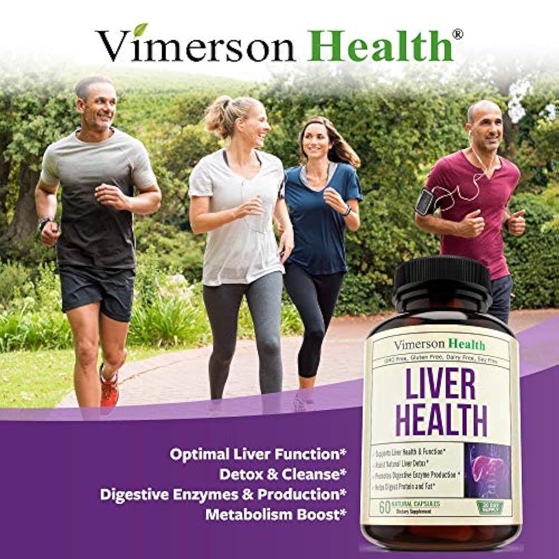 Suplemento de limpieza del hígado y desintoxicación.