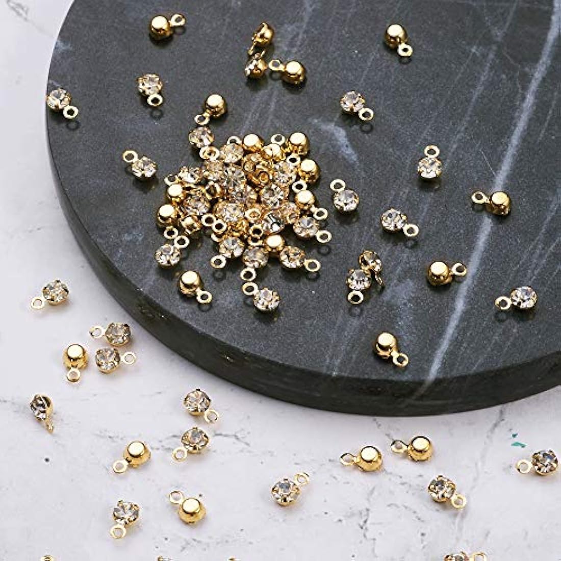 Dijes y Medallas 100 colgantes de diamantes de imitación