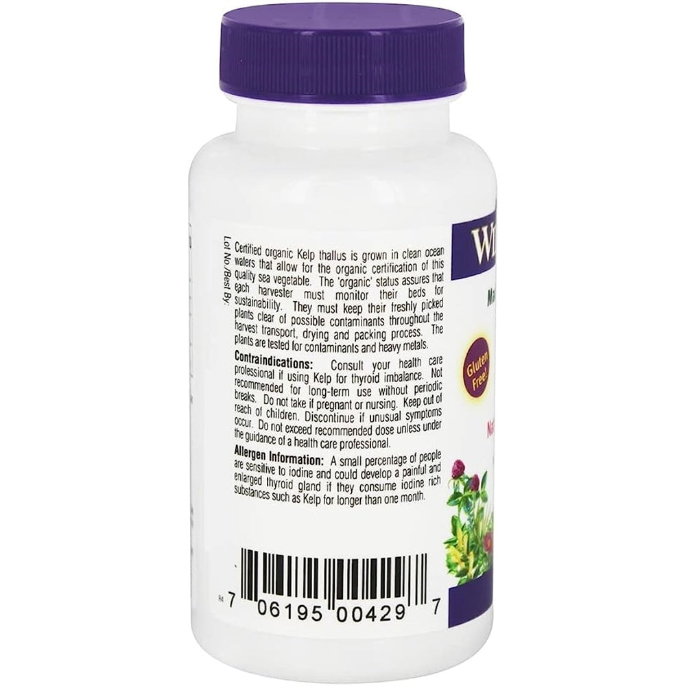 Suplemento Kelp orgánico 90 unidades