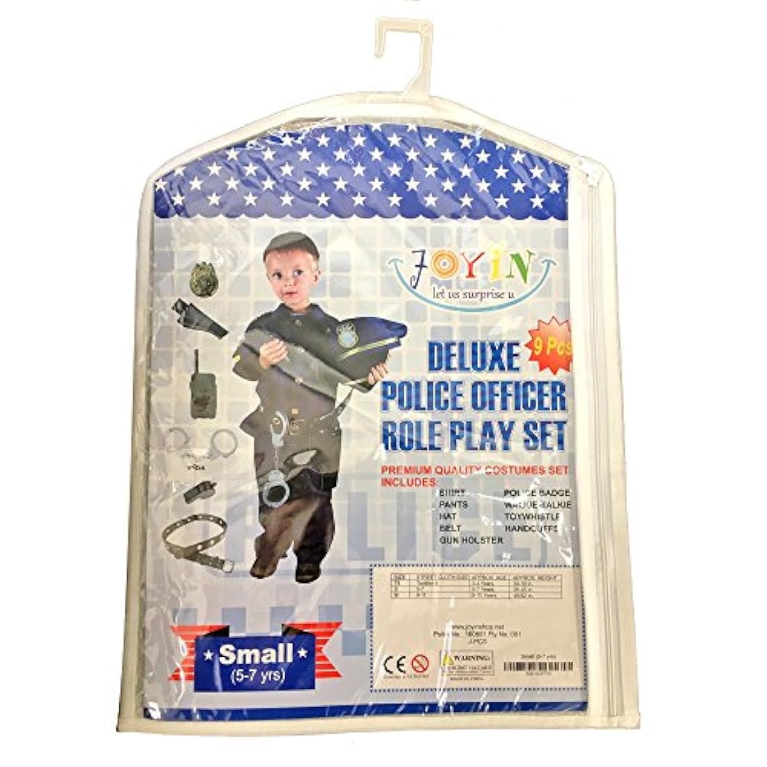 it de disfraz y juego de rol para agentes de policía