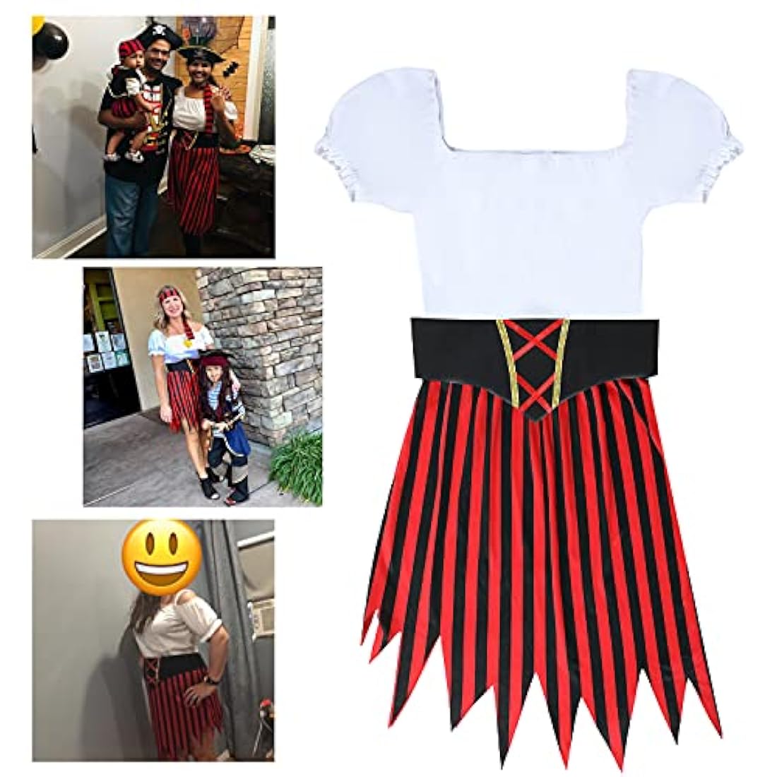 Disfraces - Disfraz de pirata para mujer