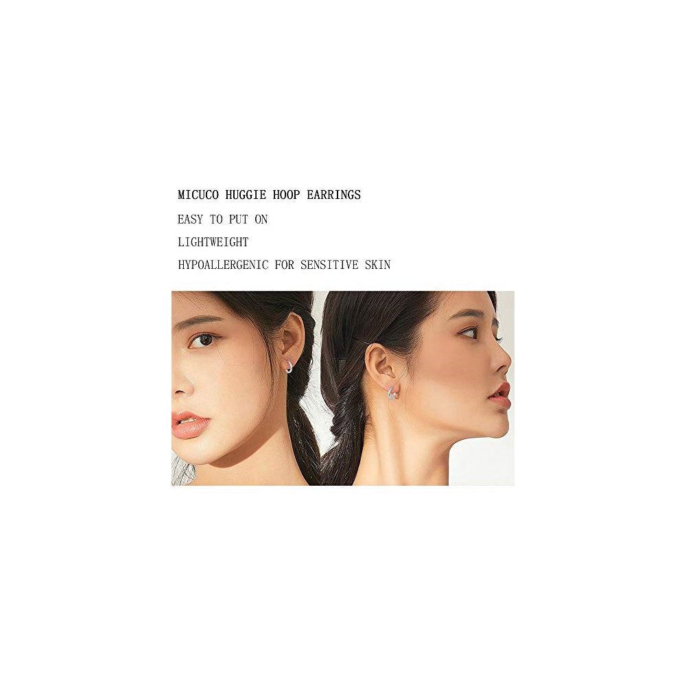 Aretes pequeñas de oro de 14 quilates para mujer
