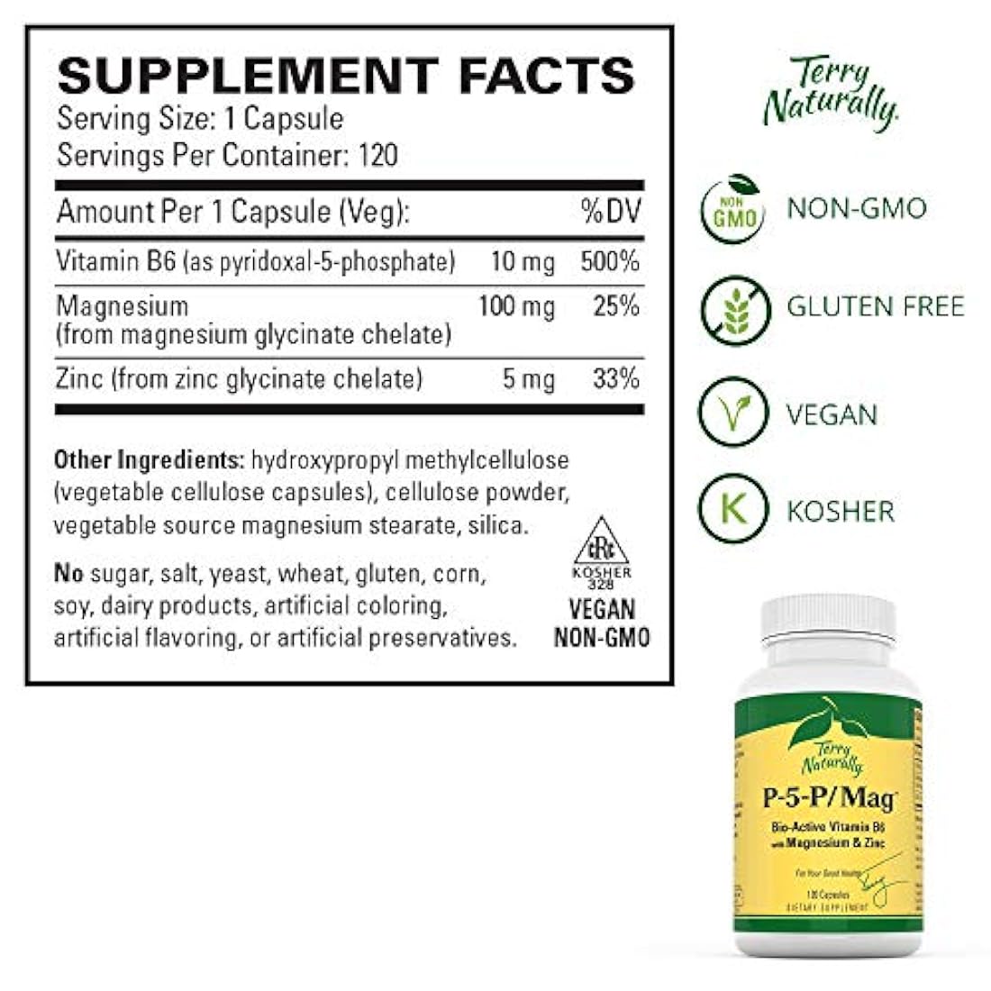 europharma P-5-P / Mag - 120 cápsulas vitaminicos