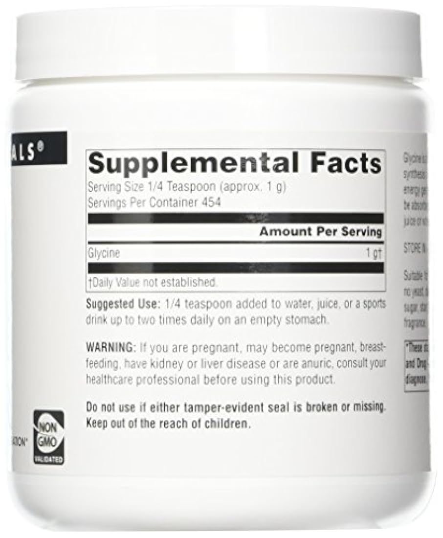 source naturals glicina en polvo, 021078024125, 16 onza, 1, 1