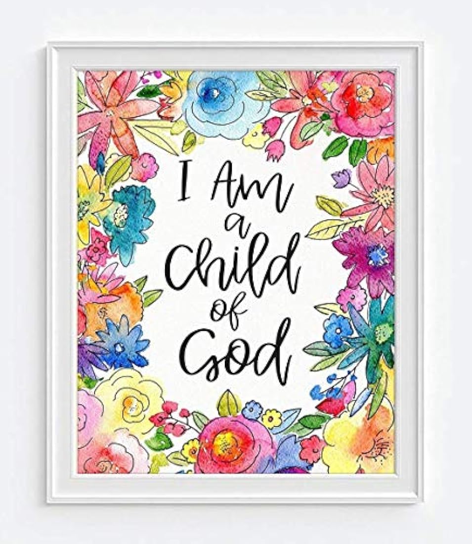 impresión soy un hijo de Dios sin marco