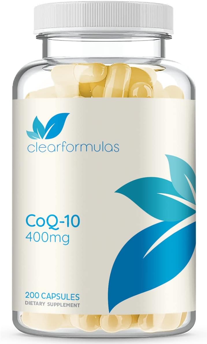 CoQ10 400mg 200 cápsulas de absorción rápida sin OMG