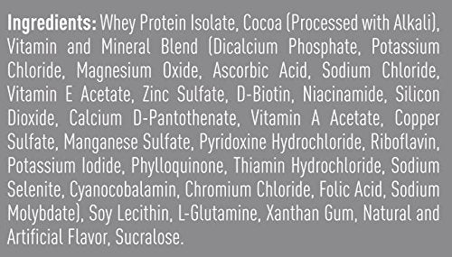 Polvo de proteína baja en carbohidratos Isopure