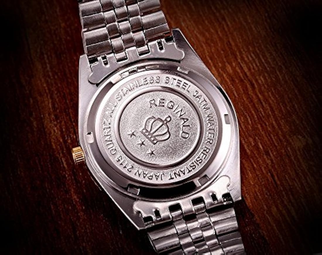 Fanmis - Reloj unisex de lujo de acero inoxidable