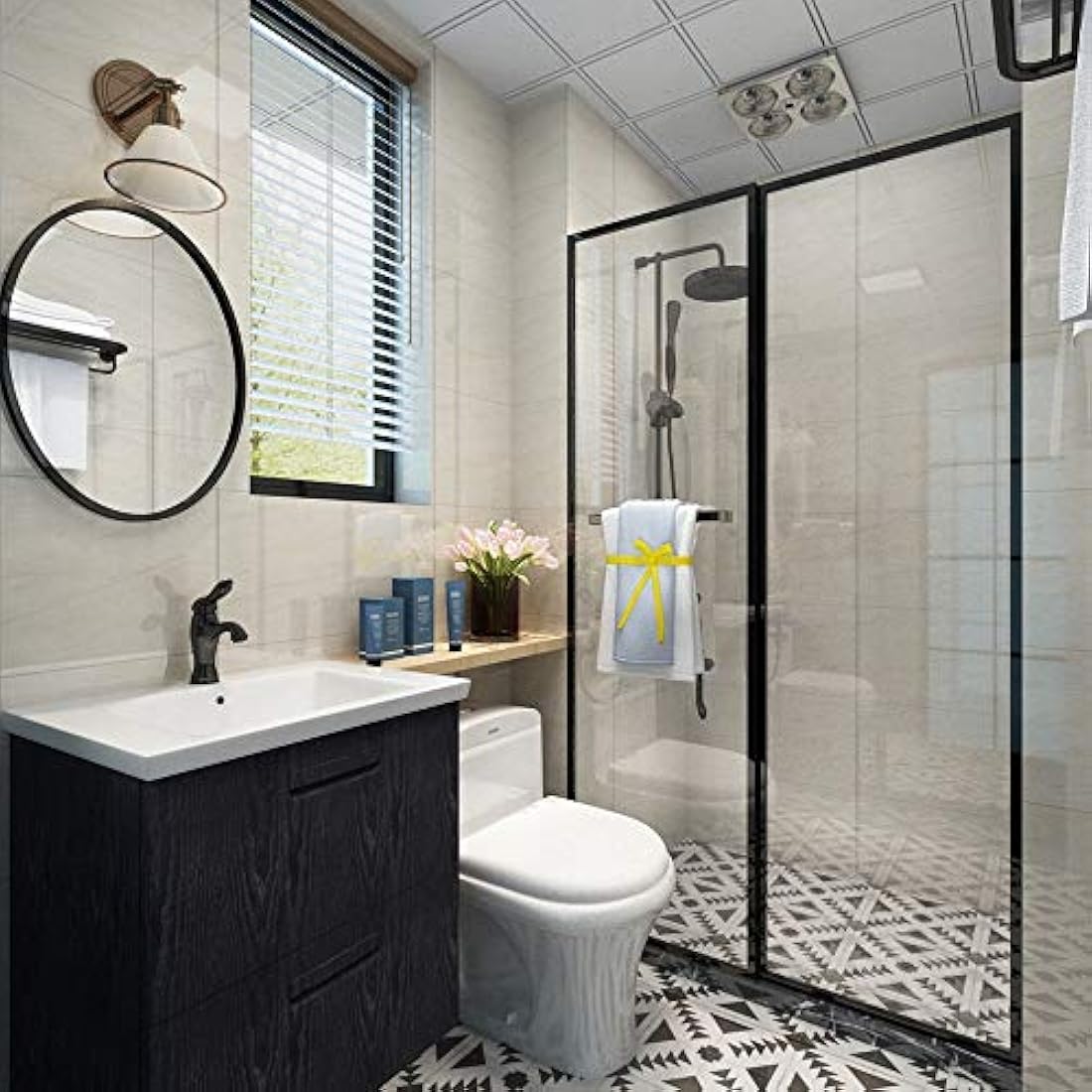 Abyssaly Papel de contacto de madera negra autoadhesivo