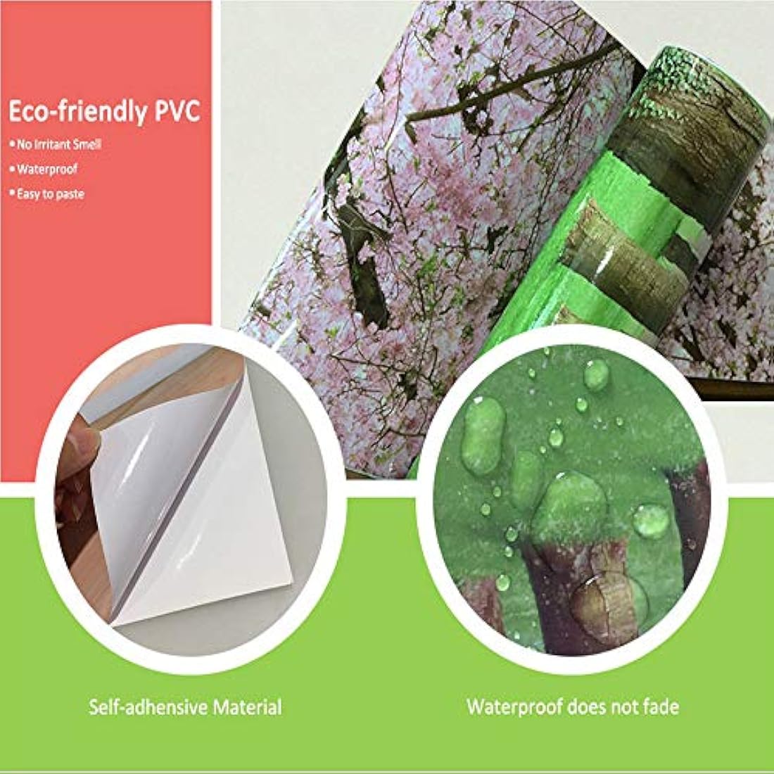 papel pintado autoadhesivo 3D estilo egipcio (30.3 x 78.7)