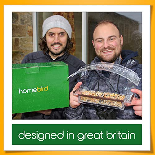 Comedero para pájaros con ventosas fuertes – Ventosa para pájaros caseros alimentador para pájaros ventana de pájaros transparente para ventana, comedero para pájaros de casa, amantes de la vida salvaje