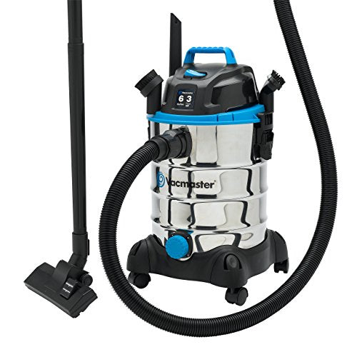 Vacmaster 6 galones, 3 HP pico, acero inoxidable