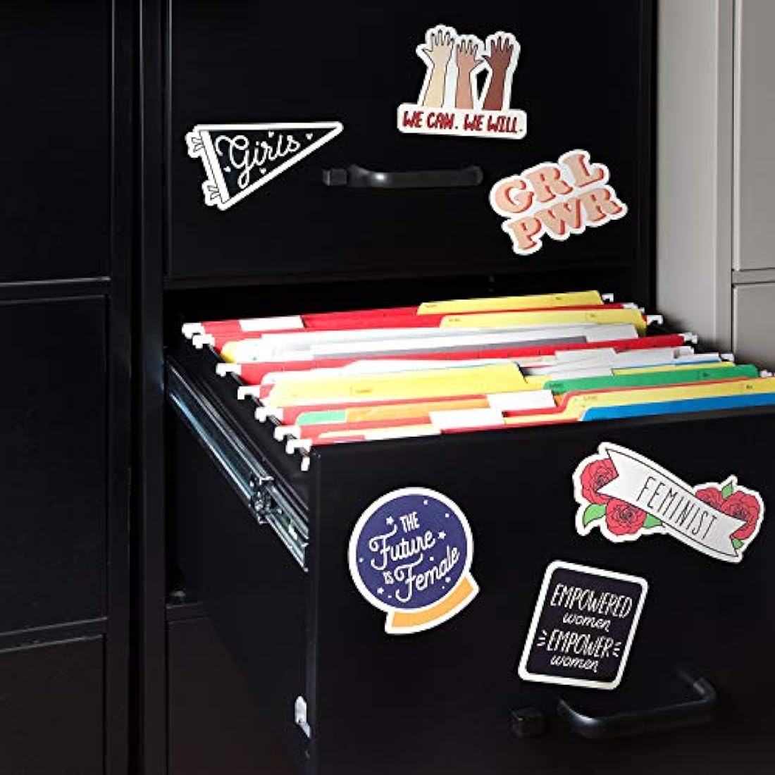 Imanes para armarios femeninos (1 hoja de 10 imanes )