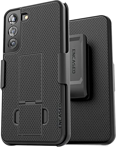 Encased DuraClip - Funda delgada para Samsung Galaxy S22 con clip para cinturón, con funda