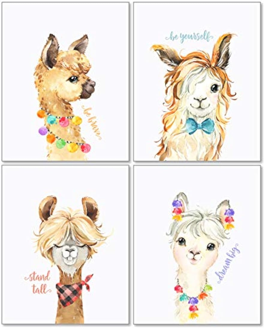 Confetti Fox 4 impresiones sin marco, cuadro decorativo