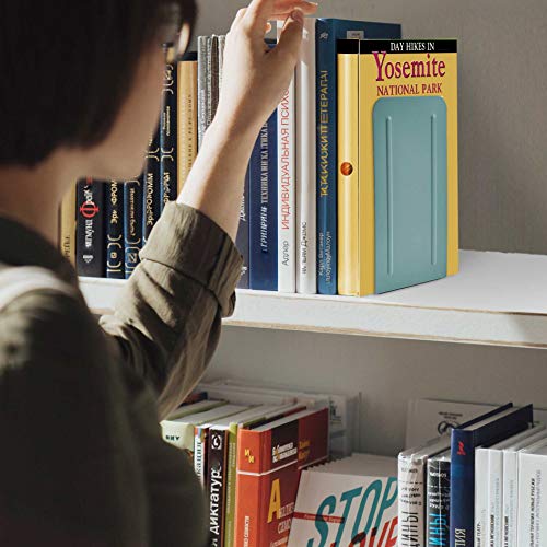 Sujetalibros de metal resistente color verde