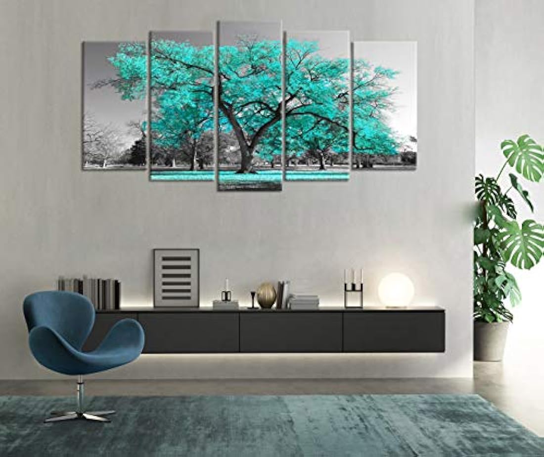 Visual Art Decor - Lienzo decorativo (5 piezas),