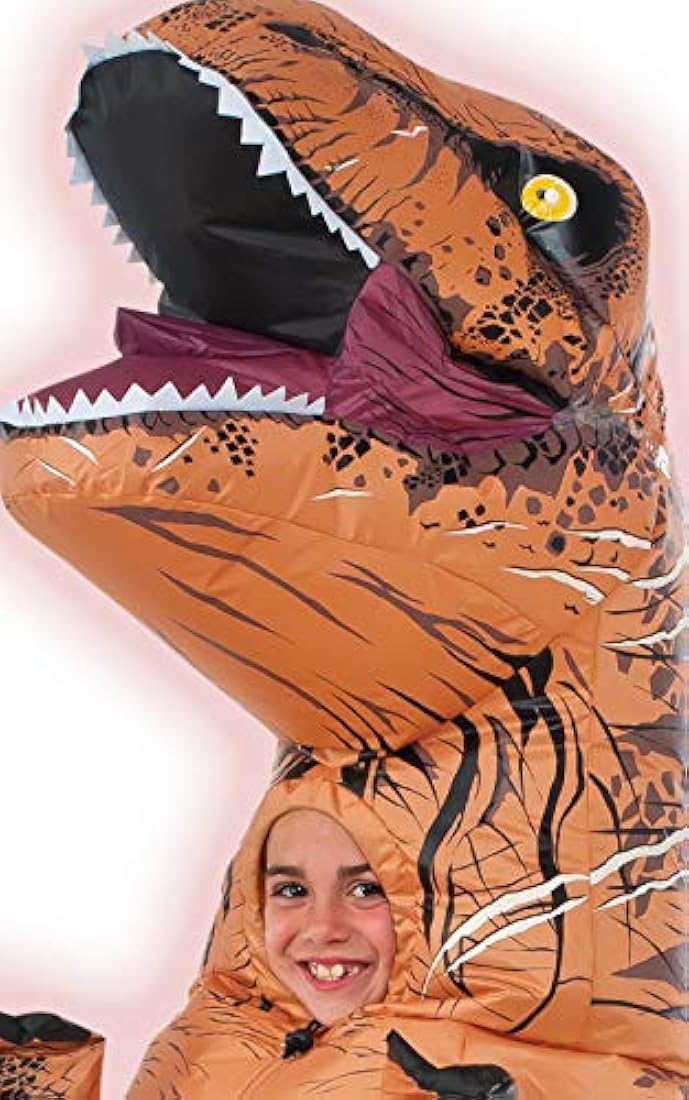 Disfraz del dinosaurio Rex inflable