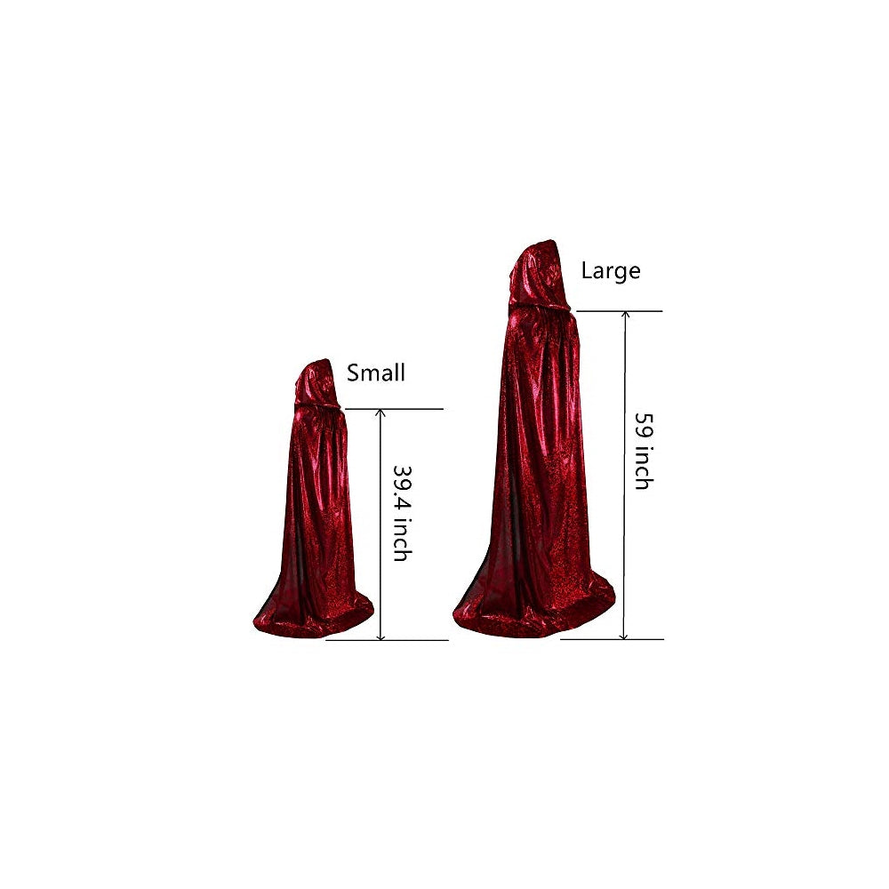 Disfraces de Capa con capucha roja talla S