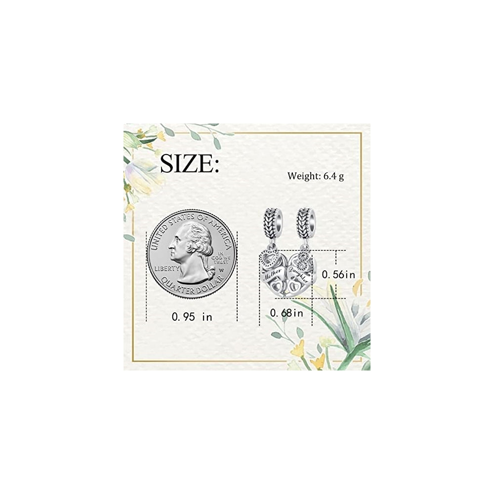 Dijes y Medallas de 2 piezas colgantes para pulsera