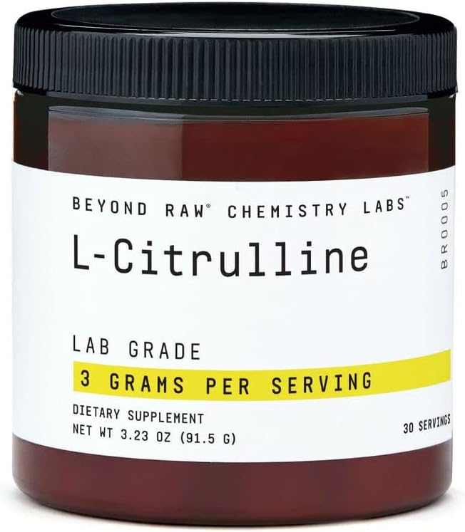 Suplemento BEYOND RAW Chemistry Labs L-citrulina en polvo