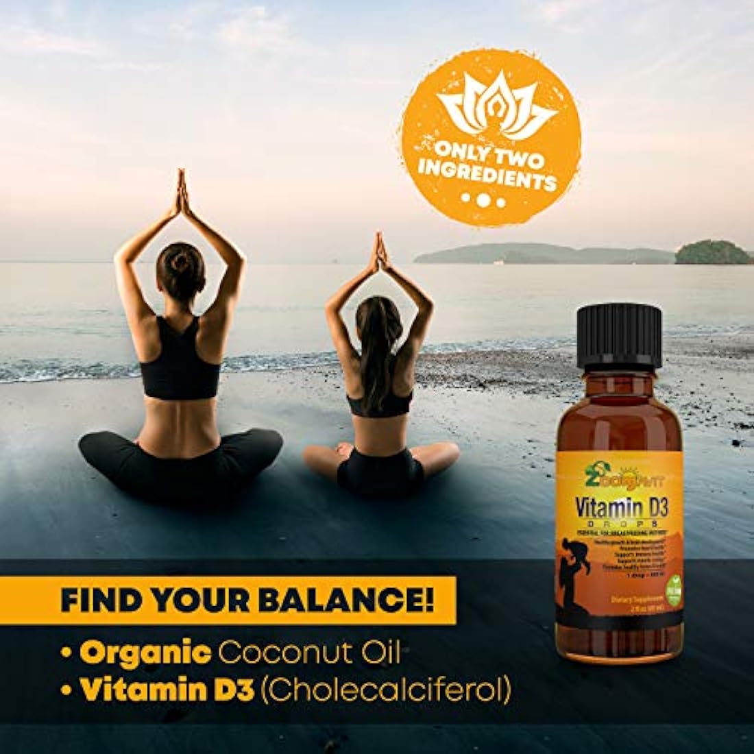 Gotas líquidas de vitamina D3 para bebés - Vitamina líquida