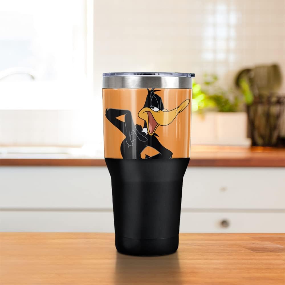 Taza de viaje Daffy Duck LOGOVISION 30 oz acero inoxidable
