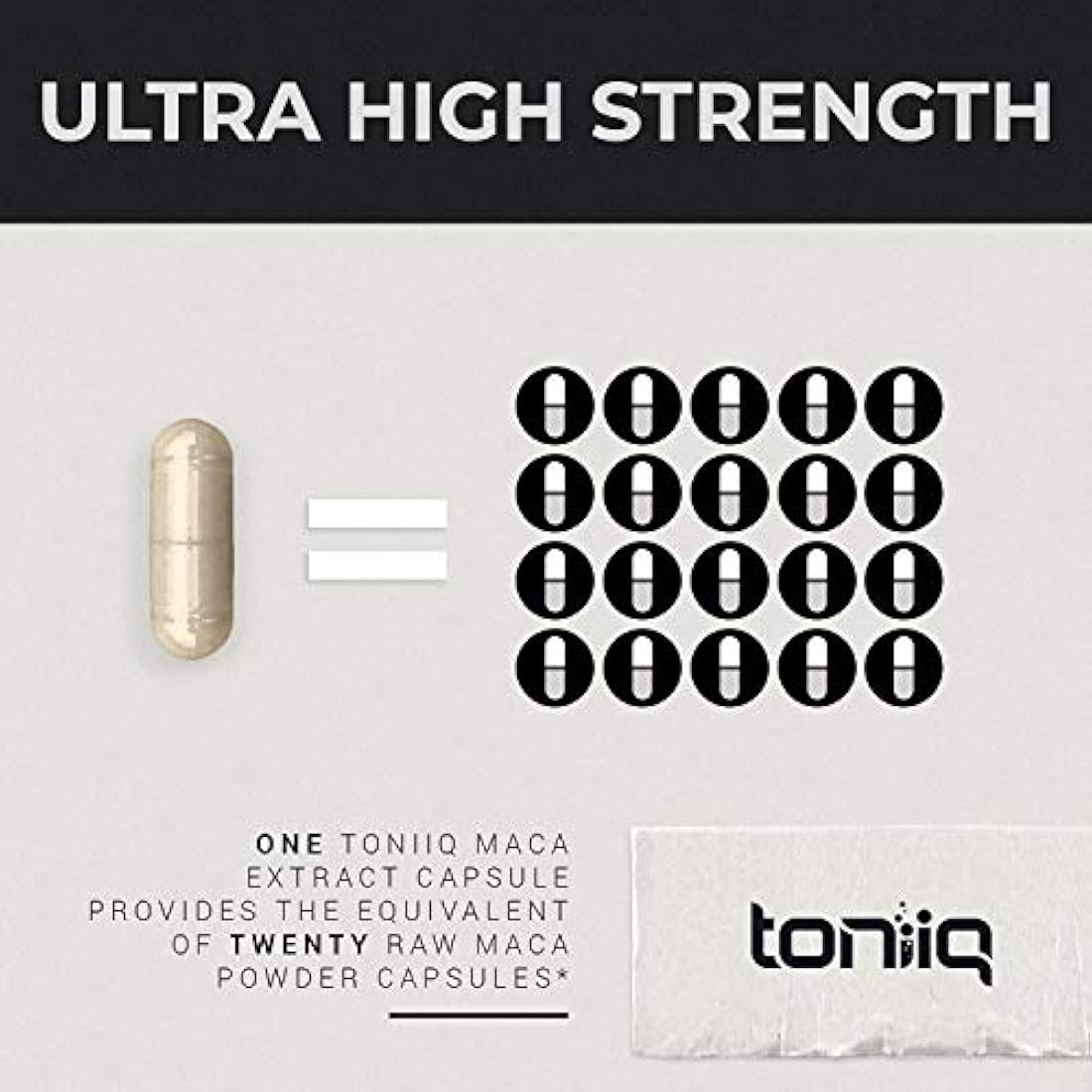 Cápsulas de raíz de maca Toniiq