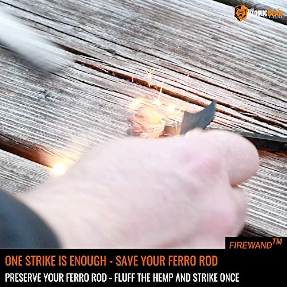 Herramienta de supervivencia Atomic Bear Fire Starter