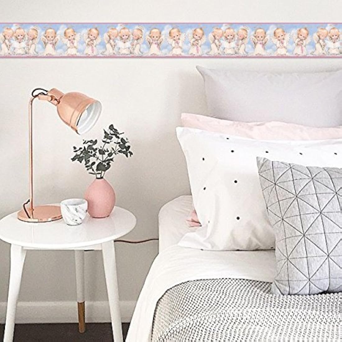 cenefa de papel pintado para pared (15 'x 6.25)