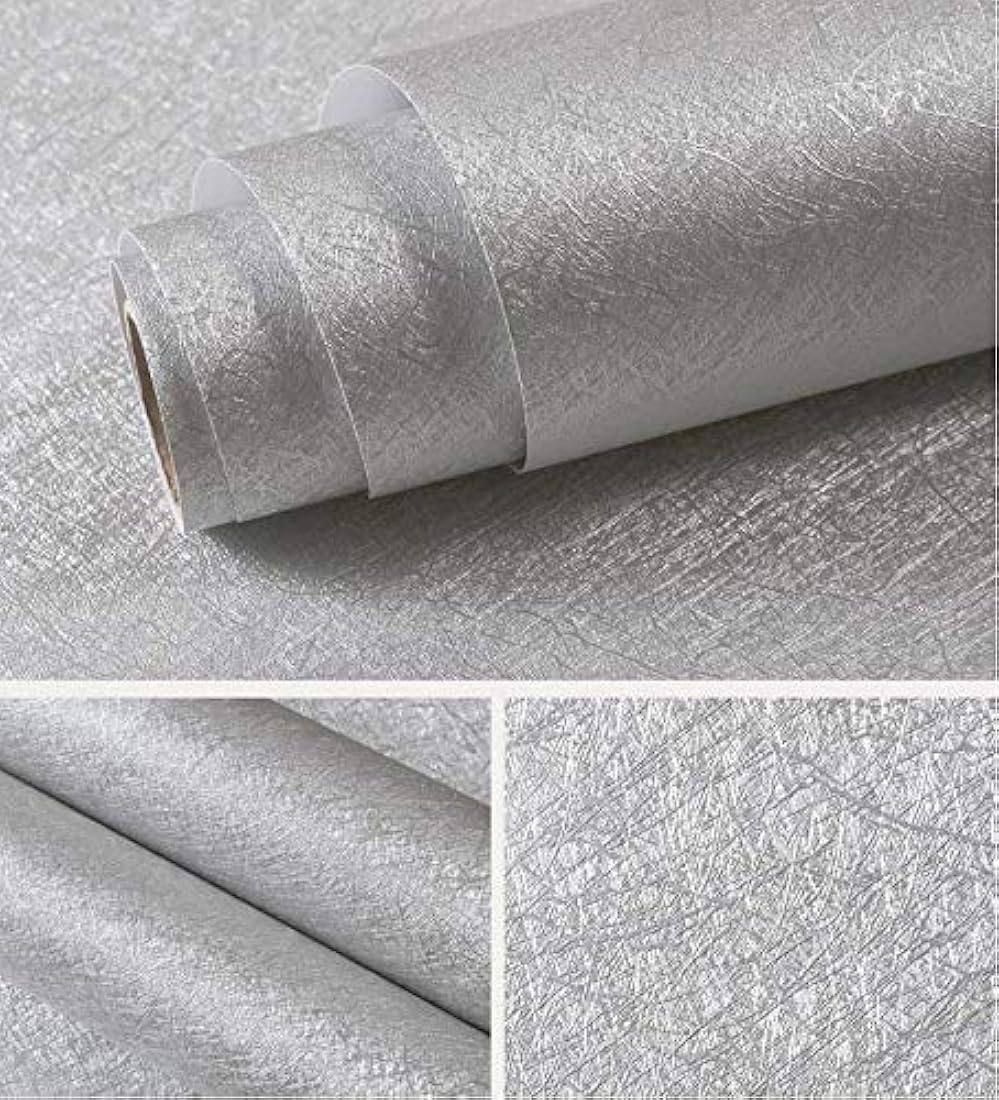 Papel pintado de seda, Plateado