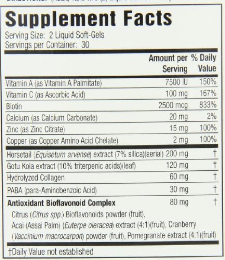 Applied Nutrition Cabello y uñas más largos, más fuertes, 60 unidades (Paquete de 3)
