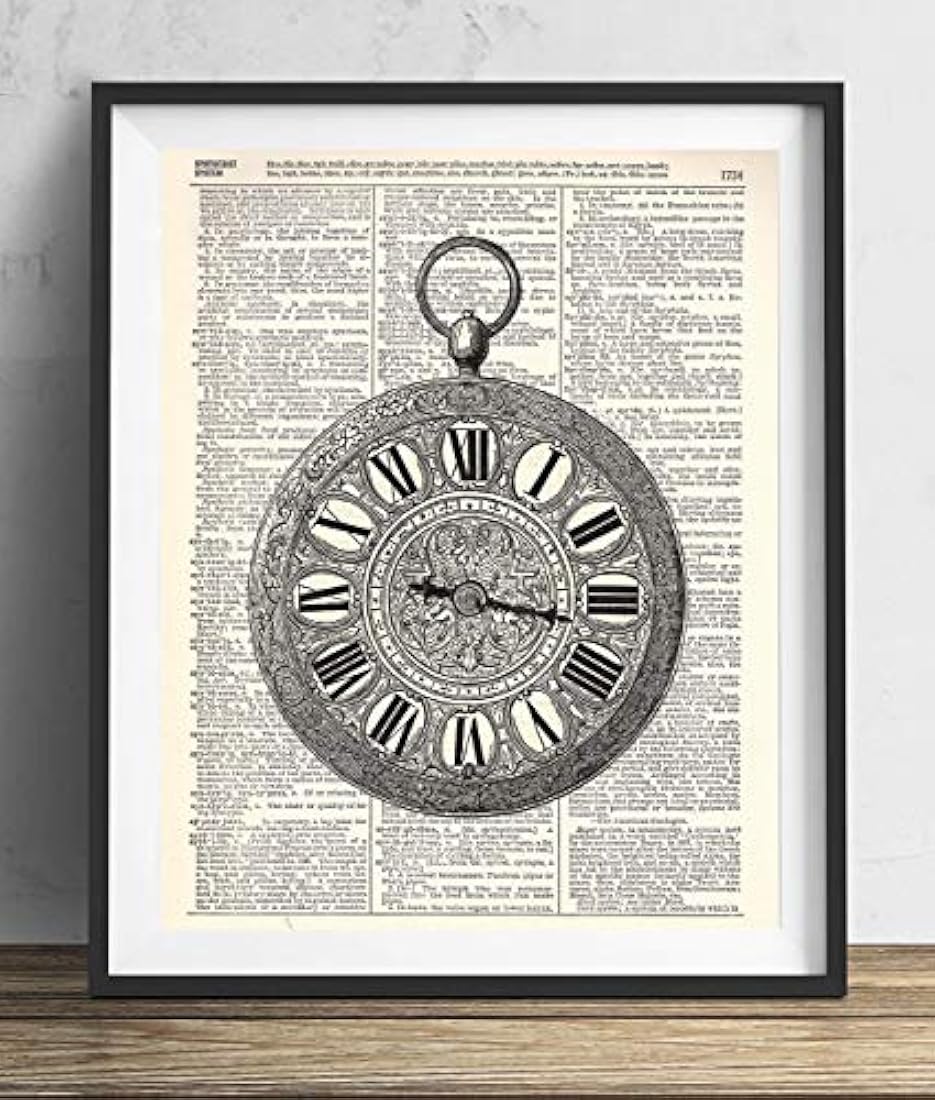 Ilustración de reloj de bolsillo vintage