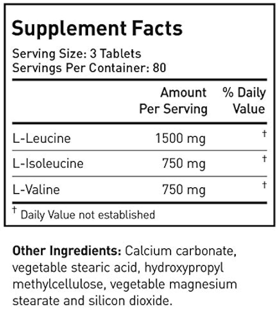 frasco de aminoácidos esenciales de cadena ramificada