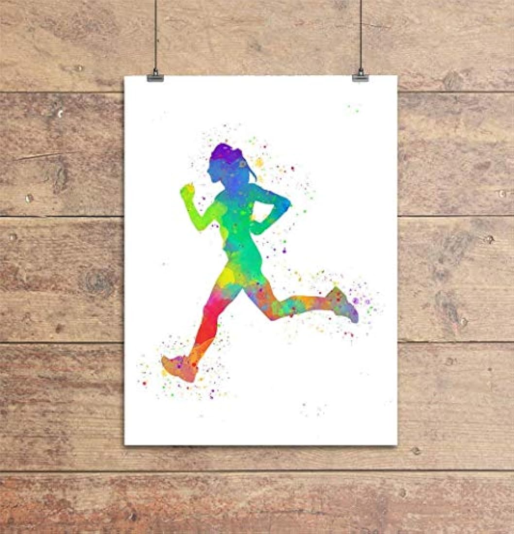 Impresión abstracta sin marco Ideal para atletas
